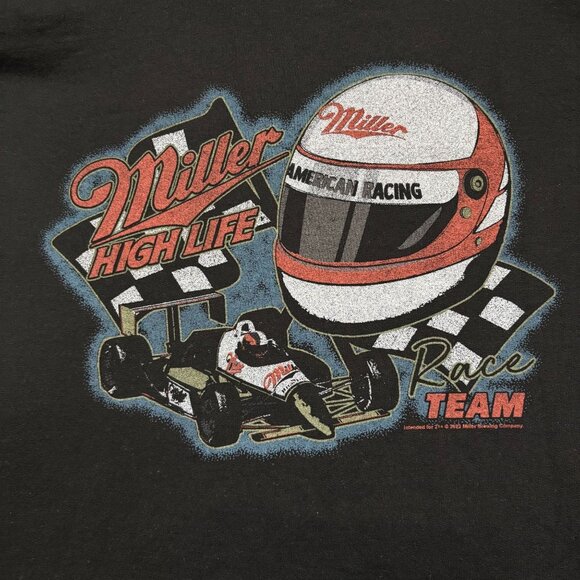 Miller High Life Beer Race Team Oversized Crewneck Sweater M - Picture 2 of 4